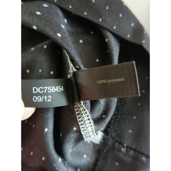 The Limited Black White Polka Dot Sheath Midi Dress Women Sz. 4 NWT Pin-up Retro - Picture 7 of 9